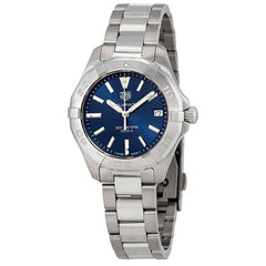 Tag Heuer Aquaracer Quartz 32mm Blue Dial Silver Steel Strap Watch for Women - WBD1312.BA0740 Watches Tag Heuer   