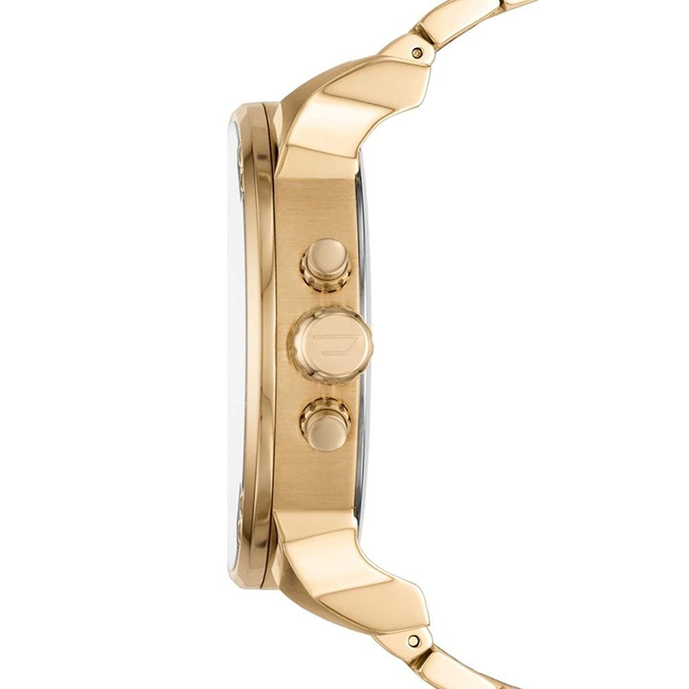 Diesel Mr Daddy 2.0 Gold Dial Gold Stainless Steel Watch For Men - DZ7399 Watches Diesel   