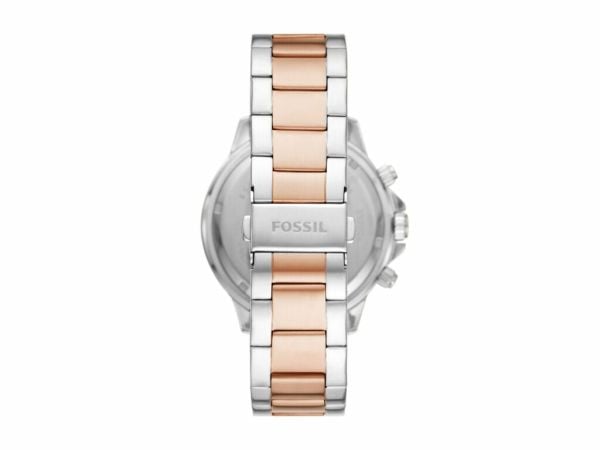 Fossil Perfect Boyfriend Mother of Pearl Dial Two Tone Steel Strap Watch for Women - ES4135 Watches Fossil   