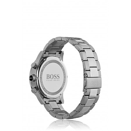 Hugo Boss Rafale Quartz Blue Dial Silver Steel Strap Watch for Men - 1513510 Watches Hugo Boss   