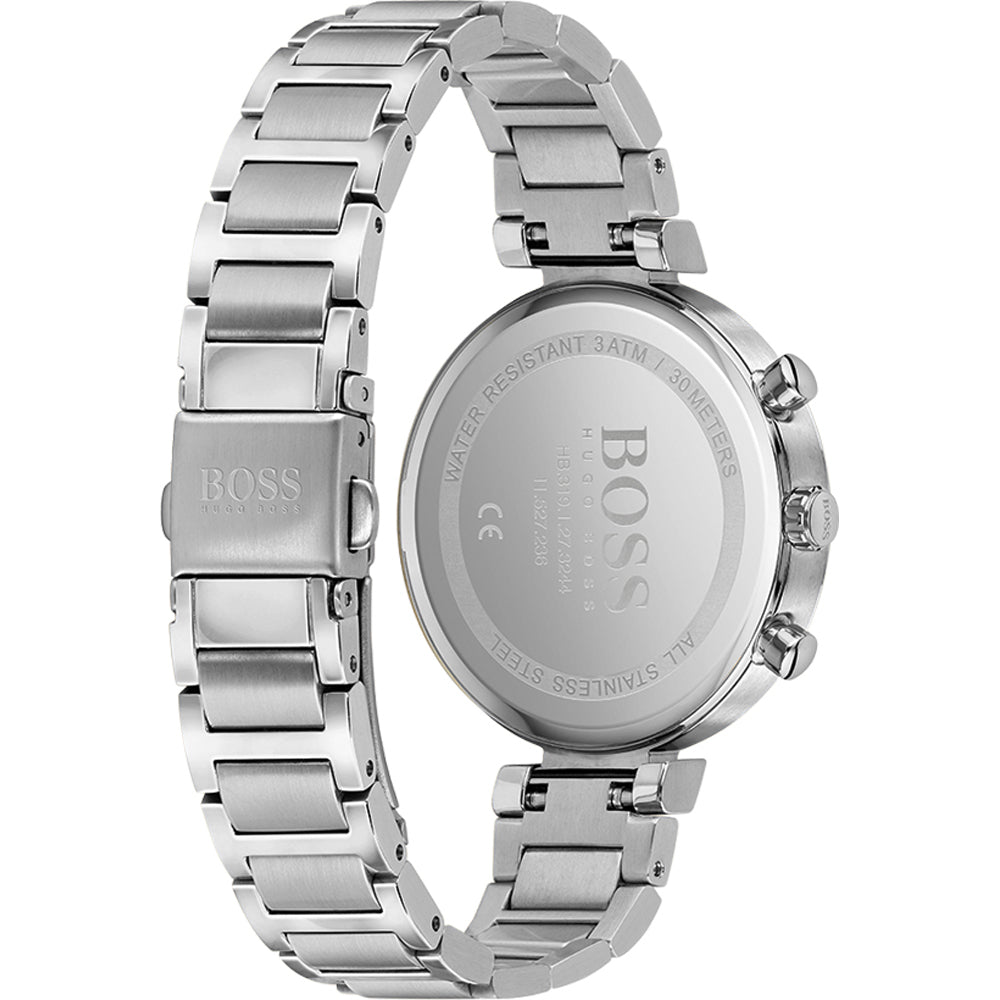 Hugo Boss Flawless Silver Dial Silver Steel Strap Watch for Women - 1502530 Watches Hugo Boss   