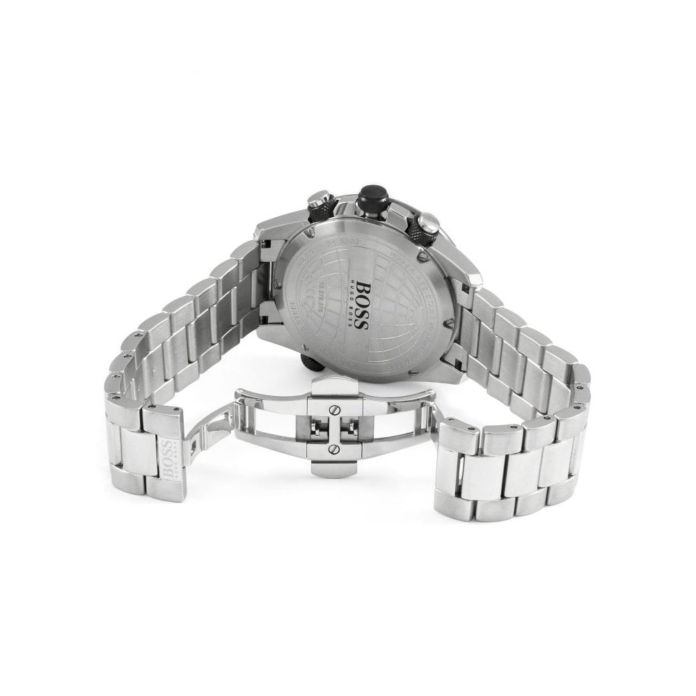 Hugo Boss Nomad Grey Dial Silver Steel Strap Watch for Men - 1513774 Watches Hugo Boss   
