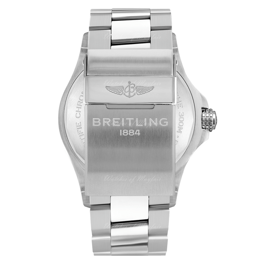 Breitling Avenger Automatic 43mm Blue Dial Silver Steel Strap Watch for Men - A17318101C1A1 Watches Breitling   