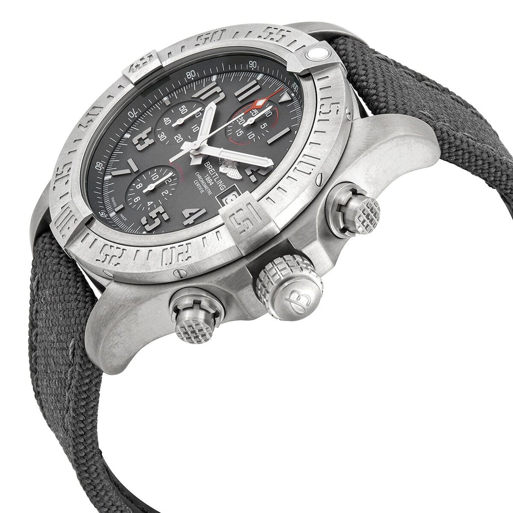 Breitling Avenger Bandit 45mm Anthracite Dial Black Nylon Strap Watch for Men - E13383101M1W1 Watches Breitling   