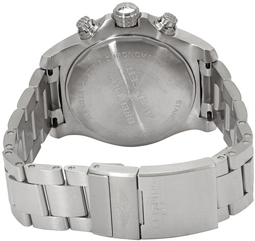 Breitling Avenger Chronograph 45mm Black Dial Silver Steel Strap Watch for Men - A13317101B1A1 Watches Breitling   