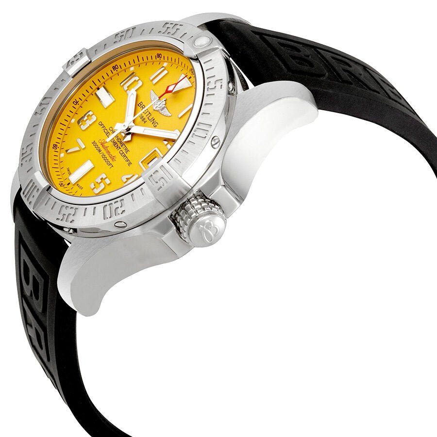 Breitling Avenger II Seawolf Yellow Dial Mens Watch - A1733110/I519/153S Watches Breitling   