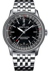 Breitling Navitimer Automatic 38mm Black Dial Stainless Steel Mens Watch - A17325241B1A1 Watches Breitling   