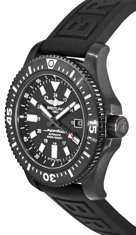 Breitling Superocean 44mm Special Volcano Black Dial Black Rubber Strap Watch for Men - M17393131B1S1 Watches Breitling   