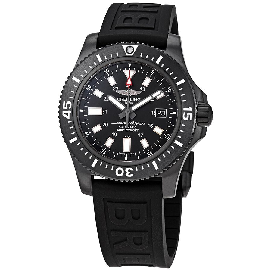 Breitling Superocean 44mm Special Volcano Black Dial Black Rubber Strap Watch for Men - M17393131B1S1 Watches Breitling   