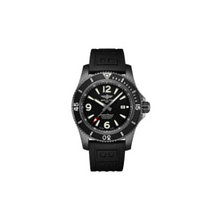 Breitling Superocean Automatic 46mm Black Dial Black Rubber Strap Watch for Men - M17368B71B1S1 Watches Breitling   