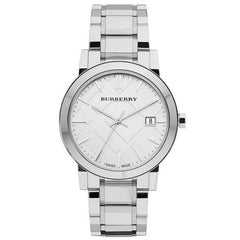 Burberry The City Silver Dial Silver Stainless Steel Strap Watch for Women - BU9000 Watches Burberry   