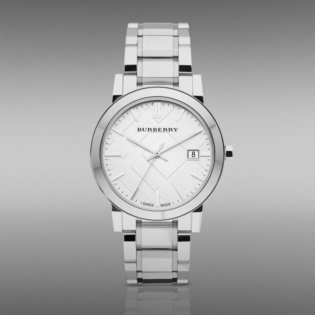 Burberry The City Silver Dial Silver Stainless Steel Strap Watch for Women - BU9000 Watches Burberry   