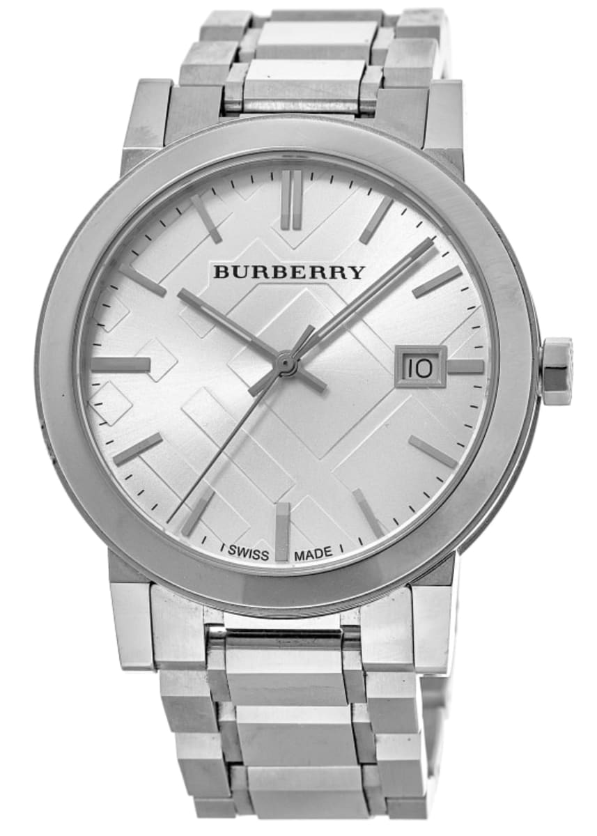 Burberry The City Silver Dial Silver Stainless Steel Strap Watch for Women - BU9000 Watches Burberry   