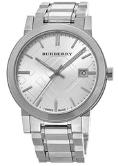 Burberry The City Silver Dial Silver Stainless Steel Strap Watch for Women - BU9000 Watches Burberry   