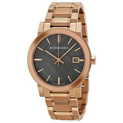 Burberry The City Light Brown Dial Rose Gold Stainless Steel Strap Watch for Women - BU9005 Watches Burberry   