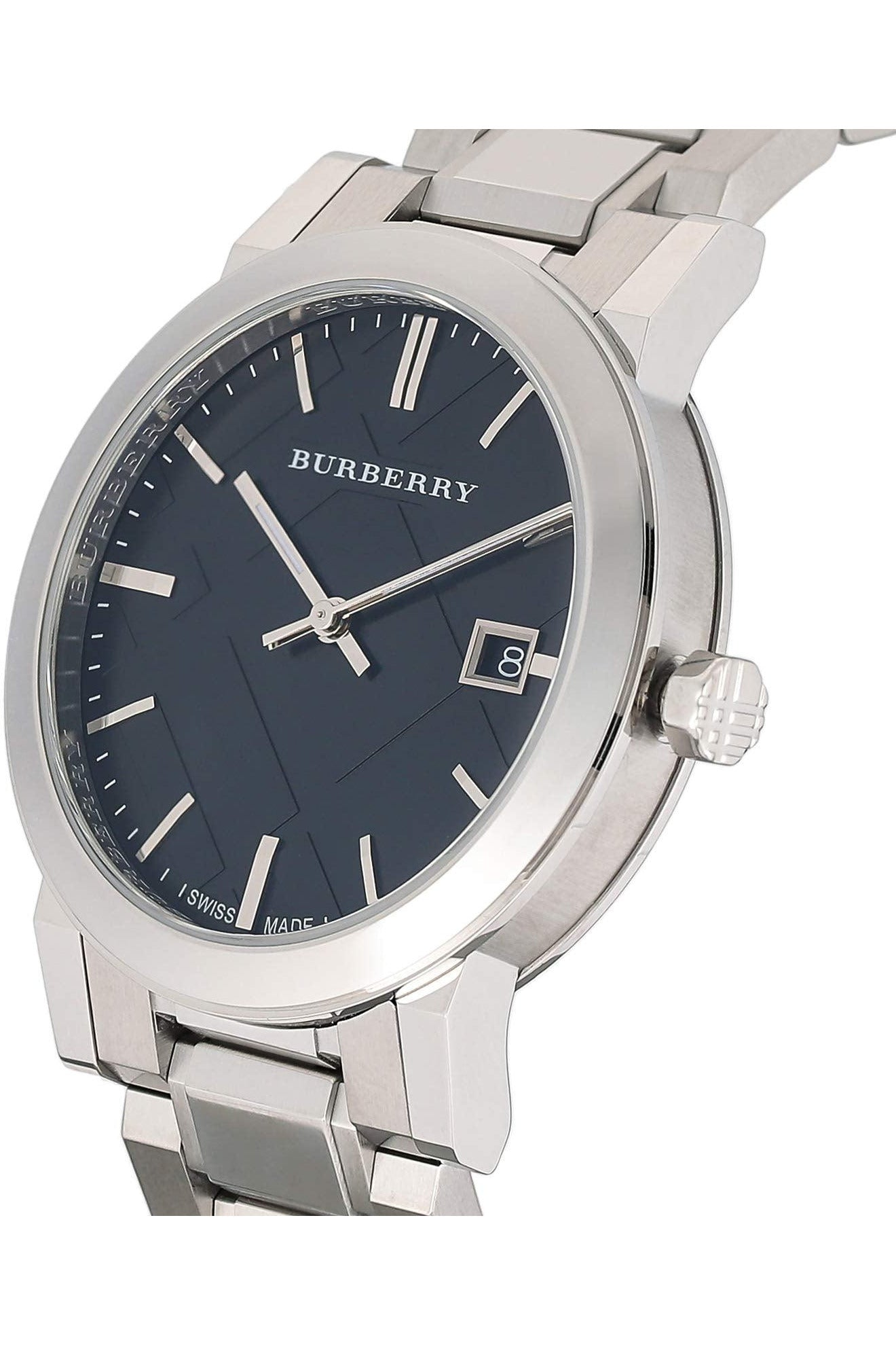 Burberry The City Black Dial Silver Stainless Steel Strap Watch for Women - BU9001 Watches Burberry   