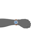 Fossil Grant Chronograph Blue Dial Brown Leather Strap Watch for Men - FS5184 Watches Fossil   