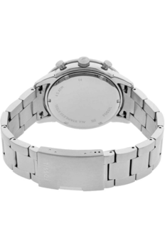 Fossil Townsman White Dial Silver Steel Strap Watch for Men - FS5346 Watches Fossil   