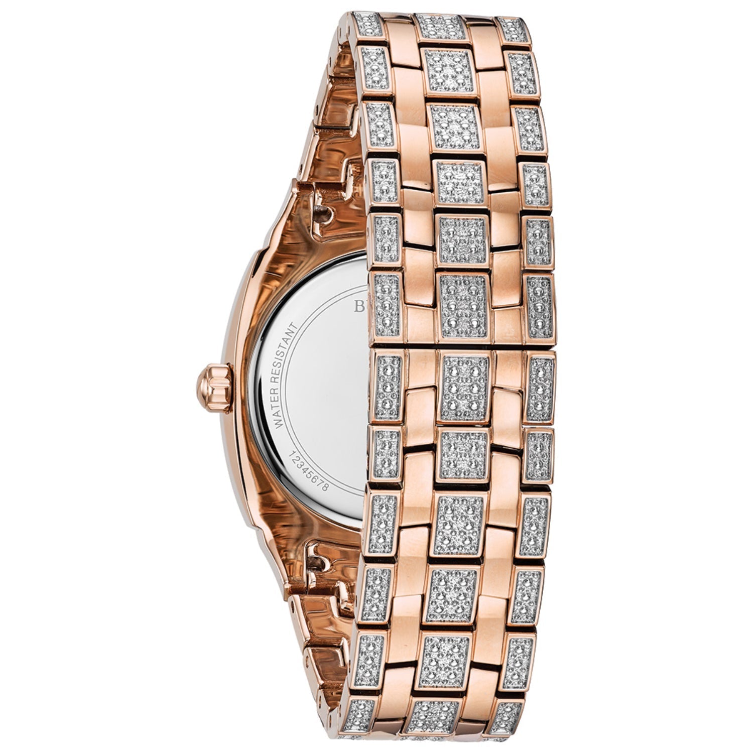 Bulova Crystal Collection Silver Crystals Dial Two Tone Steel Strap Watch for Women - 98L235 Watches Bulova   