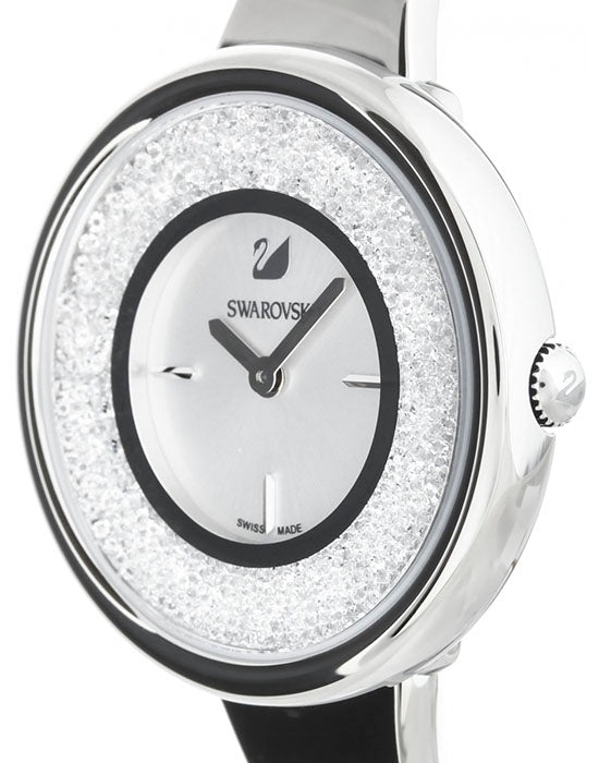 Swarovski Crystalline Pure Silver Dial Silver Steel Strap Watch for Women - 5269256 Watches Swarovski   