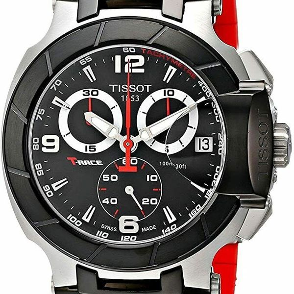 Tissot T Race Chronograph 42mm Watch For Men - T115.417.27.051.00 Watches Tissot   