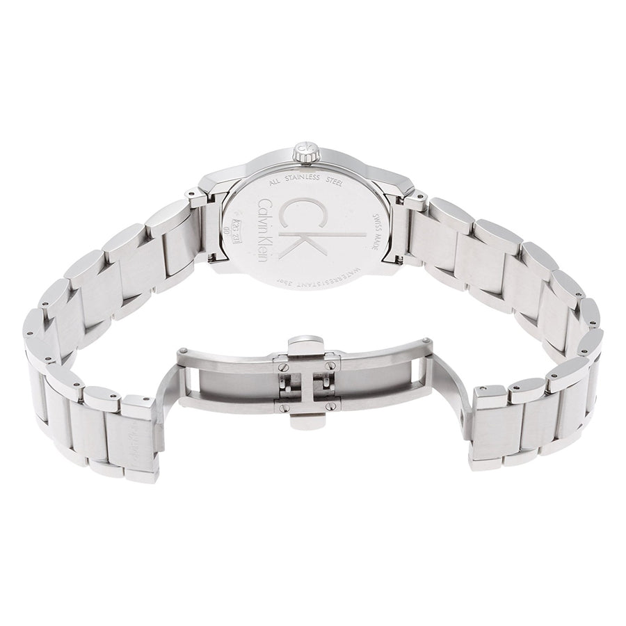 Calvin Klein City White Dial Silver Steel Strap Watch for Women - K2G23146 Watches Calvin Klein   