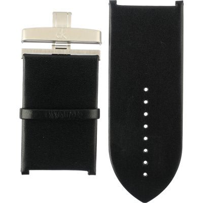 Calvin Klein Glam Transparent Dial Black Leather Strap Watch for Women - K9423107 Watches Calvin Klein   