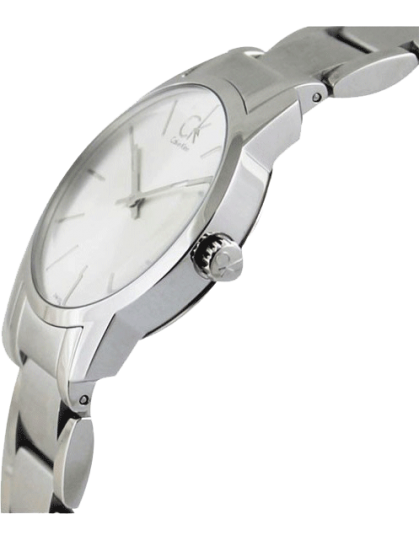 Calvin Klein City Silver Dial Silver Steel Strap Watch for Women - K2G23126 Watches Calvin Klein   