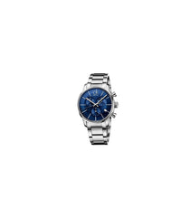 Calvin Klein City Chronograph Blue Dial Silver Steel Strap Watch for Men - K2G2714N Watches Calvin Klein   