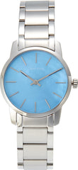 Calvin Klein City Mother of Pearl Blue Dial Silver Steel Strap Watch for Women - K2G2314X Watches Calvin Klein   