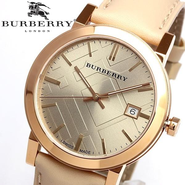 Burberry The City Beige Tan Dial Tan Leather Strap Watch for Women - BU9014 Watches Burberry   