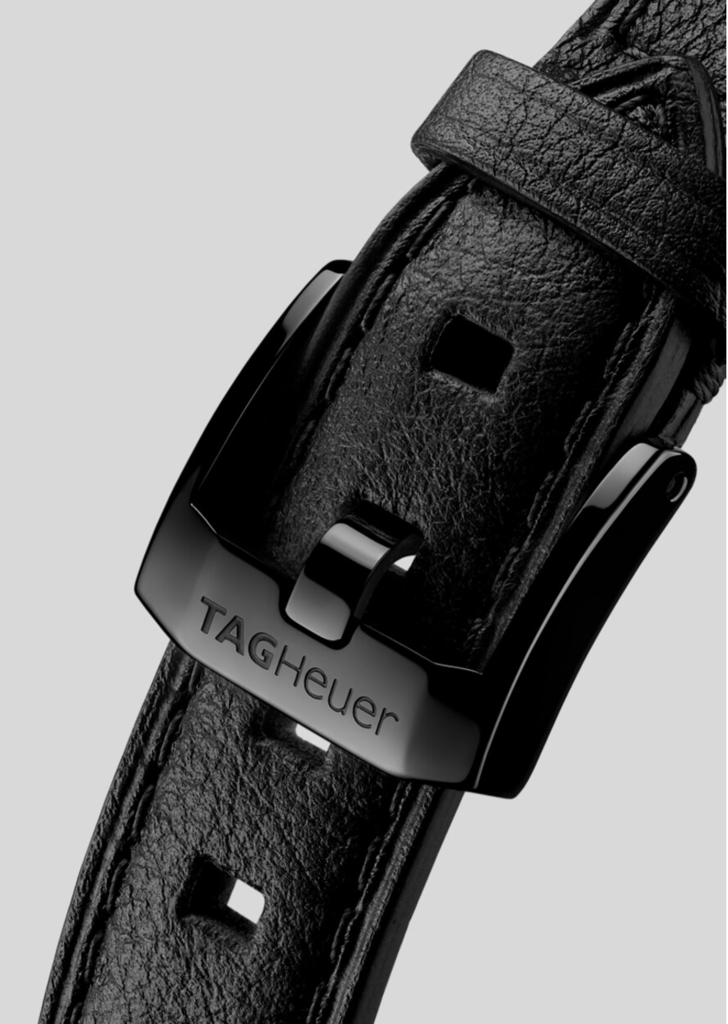 Tag Heuer Formula 1 35mm Quartz Black Dial Black Leather Strap Watch for Women - WBJ1314.FC8230 Watches Tag Heuer   