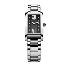 Maurice Lacroix Fiaba Black Dial Silver Steel Strap Watch for Women - FA2164-SS002-350 Watches Maurice Lacroix   