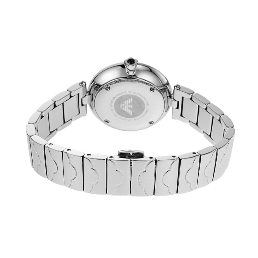 Emporio Armani Mother of Pearl Dial Silver Stainless Steel Dial Watch For Women - AR11235 Watches Emporio Armani   