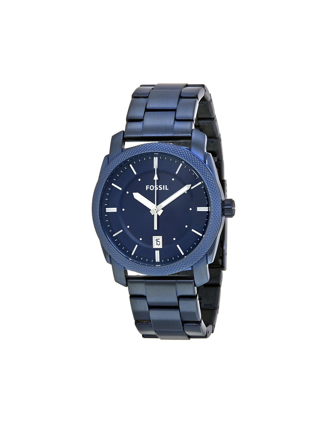 Fossil Machine Blue Dial Blue Stainless Steel Strap Watch for Men - FS5231 Watches Fossil   