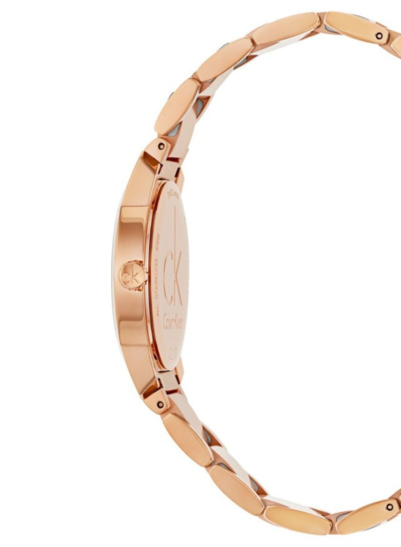 Calvin Klein City White Mother of Pearl Dial Rose Gold Steel Strap Watch for Women - K2G23646 Watches Calvin Klein   