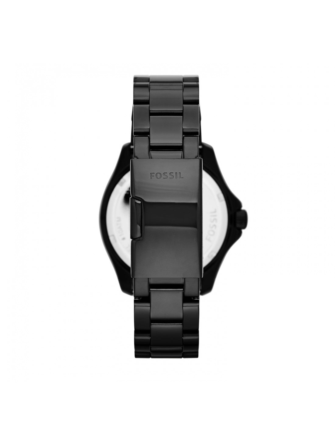 Fossil Cecile Multi Function Black Dial with Crystals Black Steel Strap Watch for Women - AM4522 Watches Fossil   