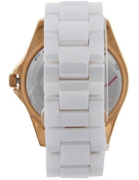 Fossil Ceramic Multifunction White Dial White Steel Strap Watch for Women - CE1006 Watches Fossil   