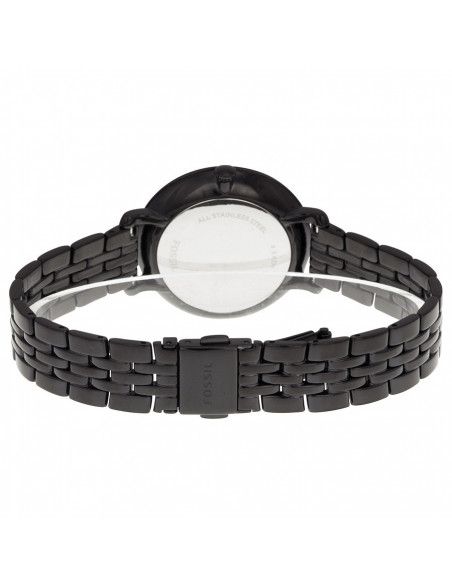 Fossil Jacqueline Black Dial Black Mesh Bracelet Watch for Women - ES3614 Watches Fossil   