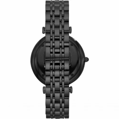 Emporio Armani Ceramica Black Dial Black Ceramic Strap Watch For Women - AR1487 Watches Emporio Armani   