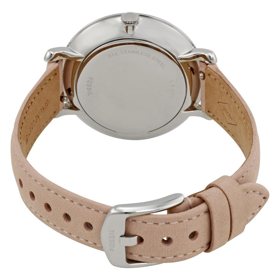 Fossil Jacqueline Blush Mother of Pearl Dial Pink Leather Strap Watch for Women - ES4151 Watches Fossil   