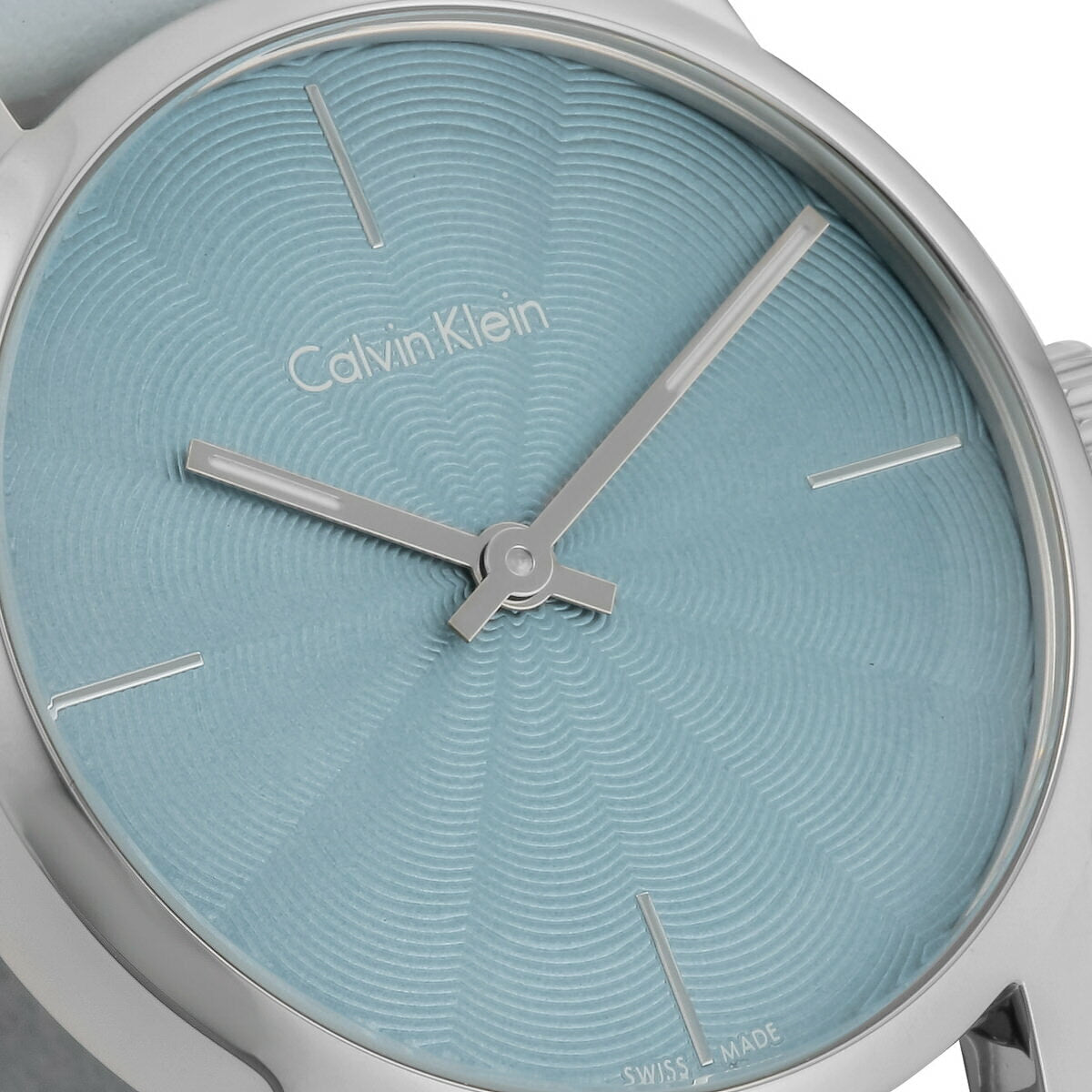 Calvin Klein City Blue Dial Blue Leather Strap Watch for Women - K2G231VN Watches Calvin Klein   