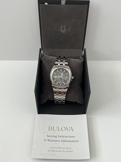 Bulova Classic Collection Multifunction Grey Dial Silver Steel Strap Watch for Men - 96C148 Watches Bulova   