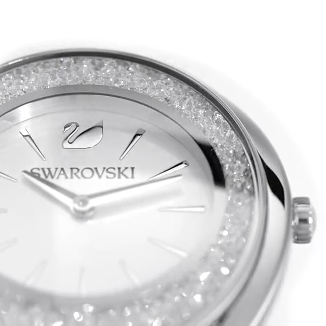 Swarovski Crystalline Aura Silver Dial Silver Steel Strap Watch for Women - 5519462 Watches Swarovski   