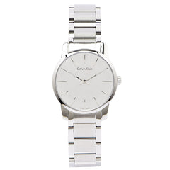 Calvin Klein City Silver Dial Silver Steel Strap Watch for Women - K2G23148 Watches Calvin Klein   