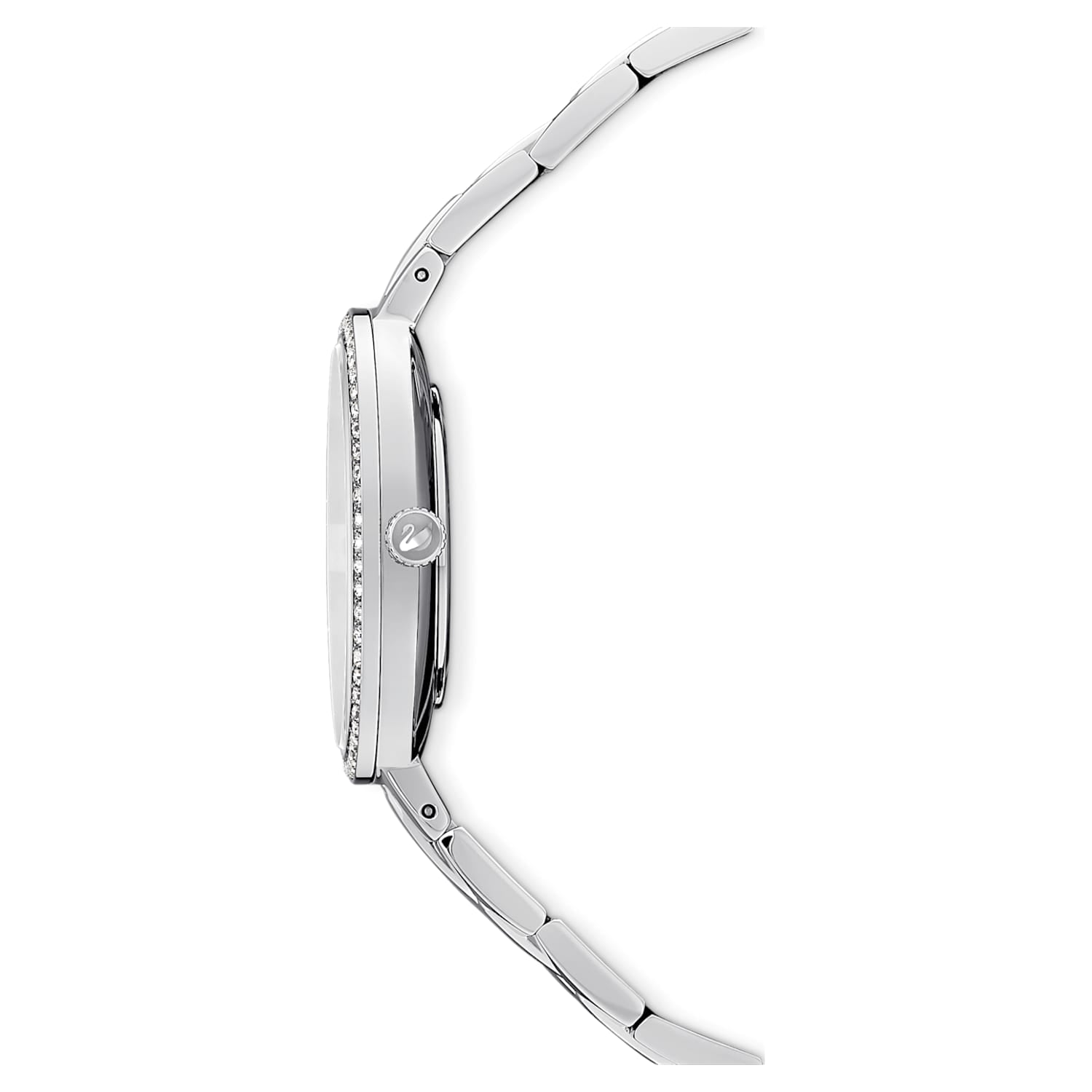 Swarovski Cosmopolitan Diamond Powder Silver Dial Silver Steel Strap Watch for Women - 5517807 Watches Swarovski   