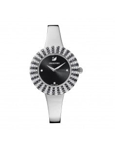 Swarovski Crystal Rose Black Dial Silver Steel Strap Watch for Women - 5484076 Watches Swarovski   