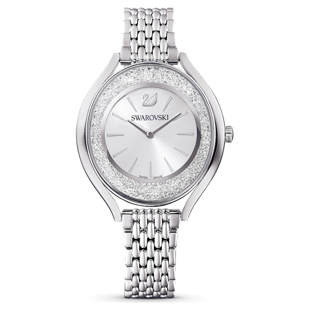 Swarovski Crystalline Aura Silver Dial Silver Steel Strap Watch for Women - 5519462 Watches Swarovski   