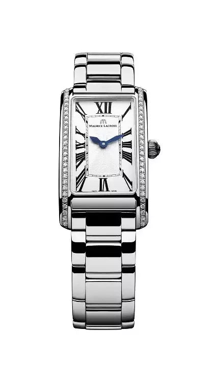 Maurice Lacroix Fiaba Diamonds White Dial Silver Steel Strap Watch for Women - FA2164-SD532-118 Watches Maurice Lacroix   