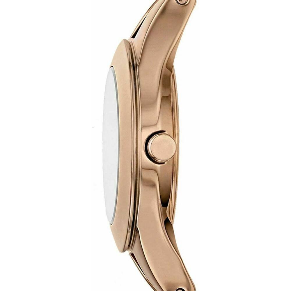 Emporio Armani Chiara Silver Dial Rose Gold Stainless Steel Watch For Women - AR7362 Watches Emporio Armani   